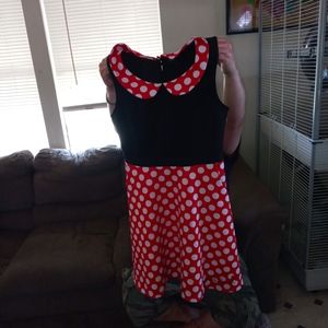 Woman Minnie Mouse dress